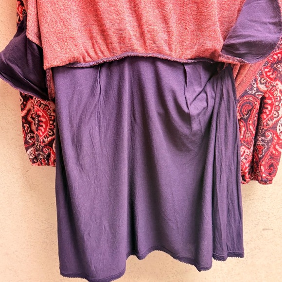 Maeve Anthropologie MP Womens Paisley Print Boho Revival Festival  Mini Dress - Picture 9 of 12